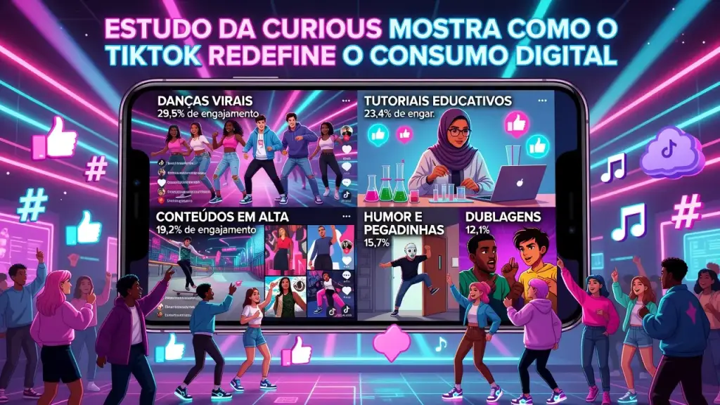 Estudo da Curious mostra como o TikTok redefine o consumo digital